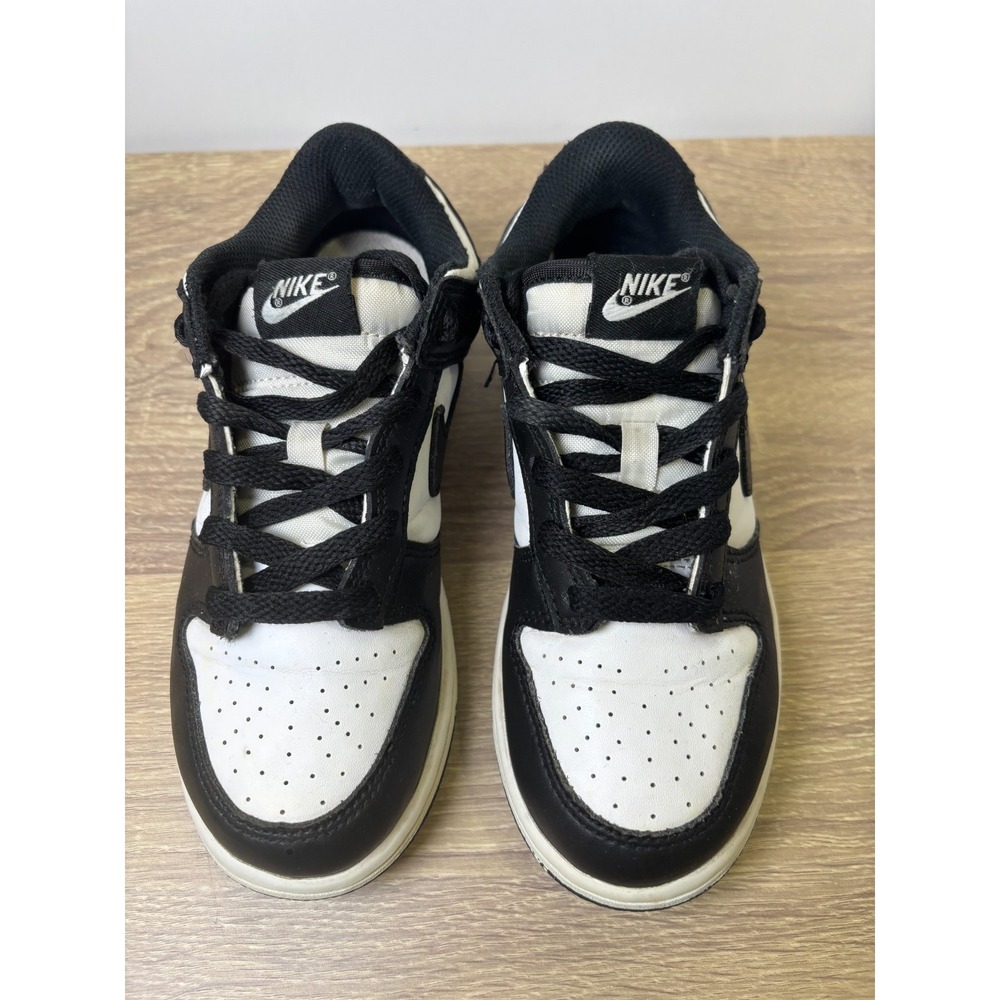 Nike Dunk Low Panda Black White Kids Youth Sneakers Shoes Size 2Y CW1588-100